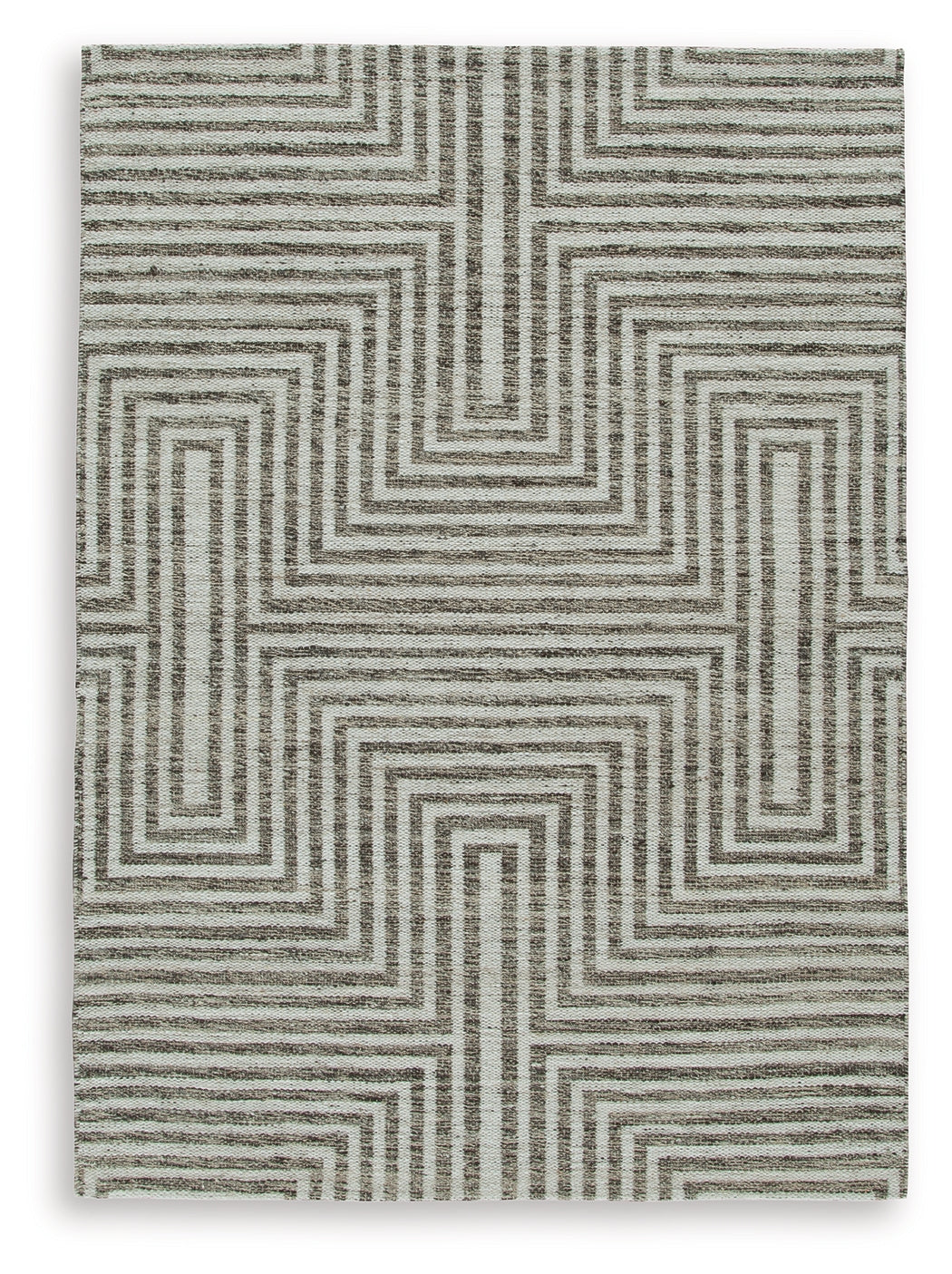 Jossen Ivory/Gray Medium Rug from Ashley Furniture - Luna Furniture