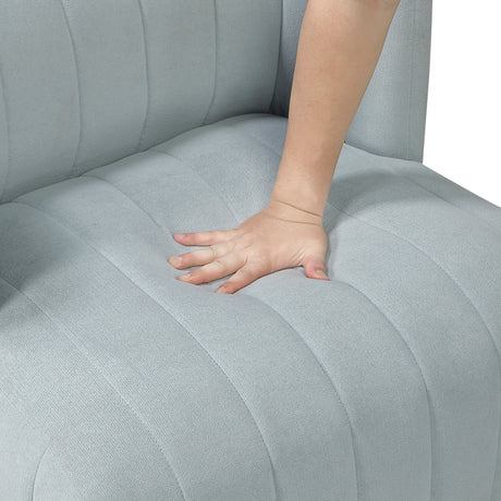 Joyce Aqua Swivel Chair from Homelegance - Luna Furniture