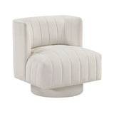Joyce Beige Swivel Chair from Homelegance - Luna Furniture