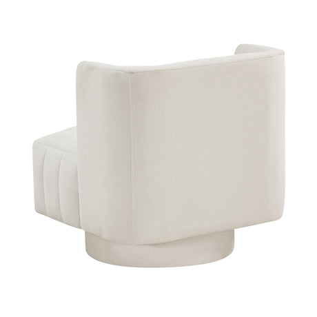 Joyce Beige Swivel Chair from Homelegance - Luna Furniture