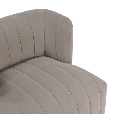 Joyce Taupe Swivel Chair from Homelegance - Luna Furniture