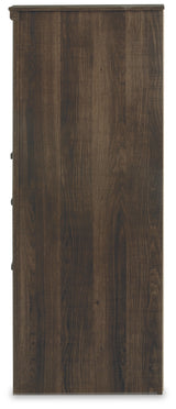 Juararo California King Panel Bed, Dresser, Chest and Nightstand from Ashley - Luna Furniture