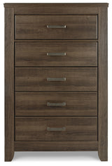 Juararo California King Panel Bed, Dresser, Chest and Nightstand from Ashley - Luna Furniture