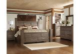 Juararo Dark Brown Dresser and Mirror from Ashley - Luna Furniture
