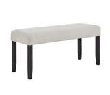 Jules Black/Light Gray Bench from Crown Mark - Luna Furniture