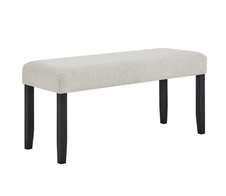 Jules Black/Light Gray Bench from Crown Mark - Luna Furniture