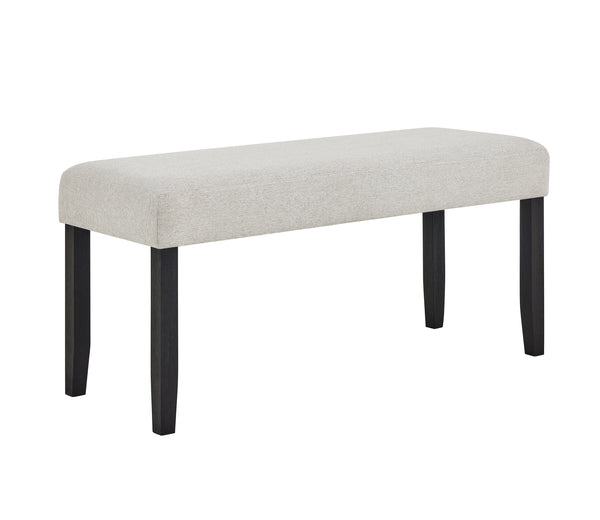 Jules Black/Light Gray Bench