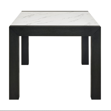Jules Black/Light Gray Faux Marble Dining Set from Crown Mark - Luna Furniture