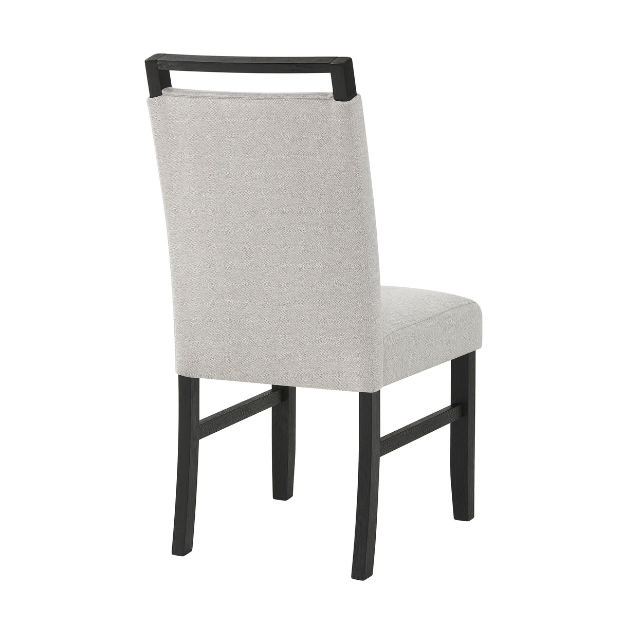 Jules Black/Light Gray Side Chair, Set of 2 from Crown Mark - Luna Furniture