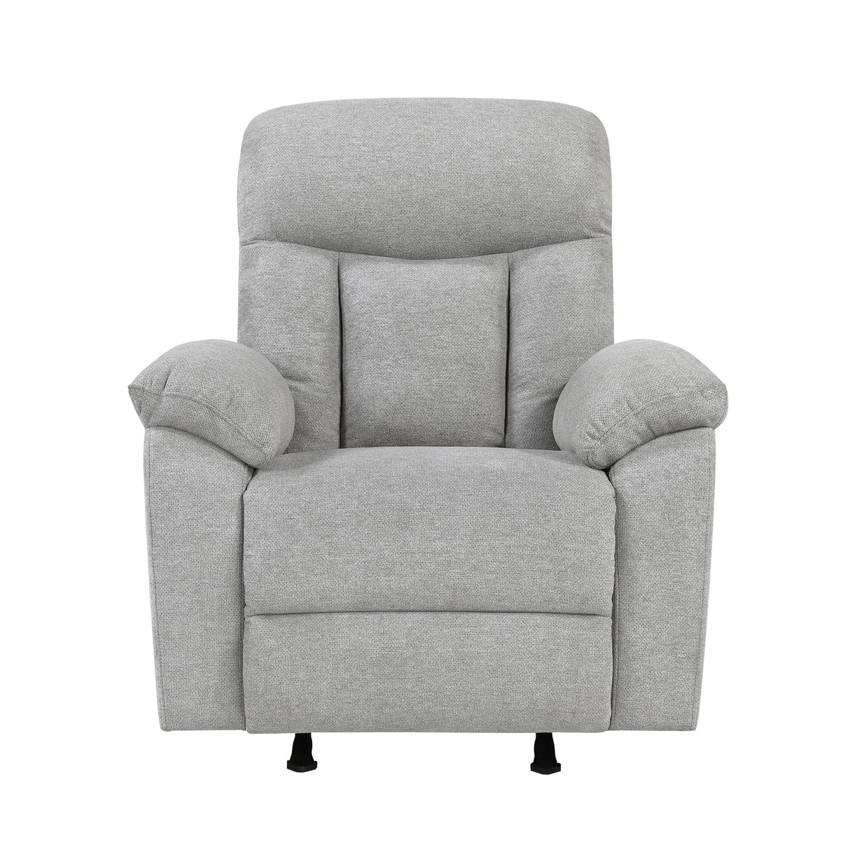 Jules Gray Rocker Reclining Chair from Homelegance - Luna Furniture