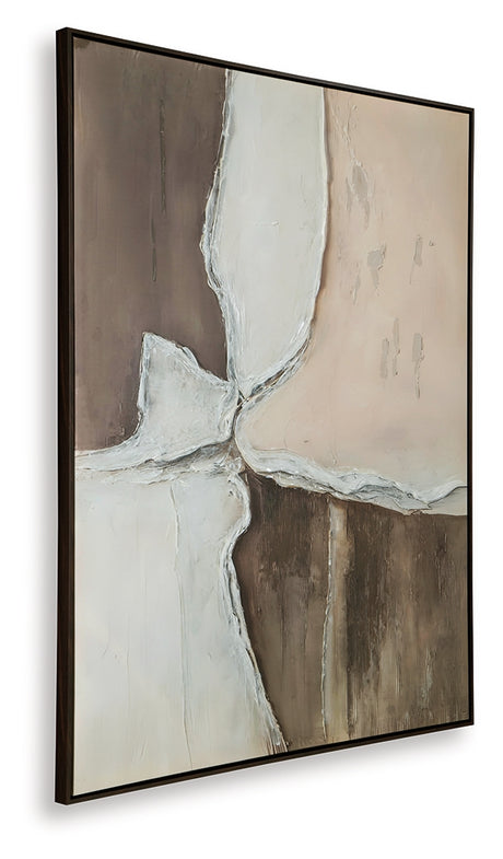 Junward Brown/Tan/White Wall Art from Ashley - Luna Furniture