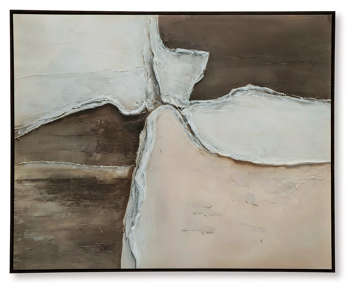 Junward Brown/Tan/White Wall Art from Ashley - Luna Furniture