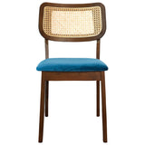 Kaden Navy Blue Velvet Dining Chair (Set Of 2) from Midinmod - Luna Furniture