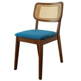 Kaden Navy Blue Velvet Dining Chair (Set Of 2) from Midinmod - Luna Furniture