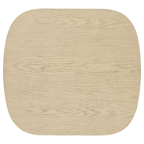 Kailani Beige Oak 2-Piece Coastal Coffee and End Table Set from Coaster - Luna Furniture