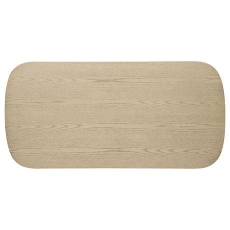 Kailani Beige Oak 3-Piece Coastal Coffee and End Table Set from Coaster - Luna Furniture