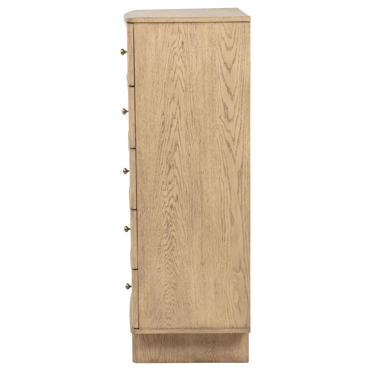 Kailani Beige Oak 5-Drawer Chest from Coaster - Luna Furniture
