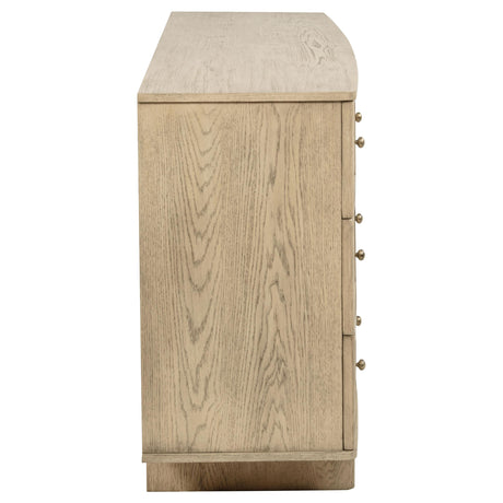 Kailani Beige Oak 9-Drawer Dresser from Coaster - Luna Furniture