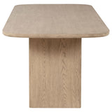 Kailani Beige Oak Cane Counter Height Storage Dining Table from Coaster - Luna Furniture