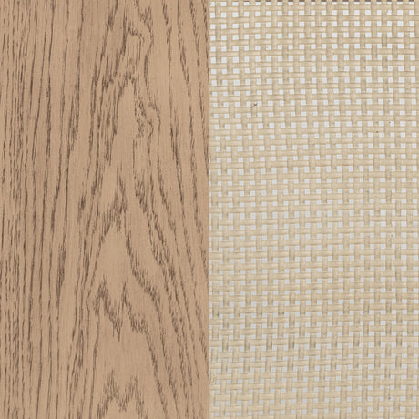 Kailani Beige Oak Cane Counter Height Storage Dining Table from Coaster - Luna Furniture