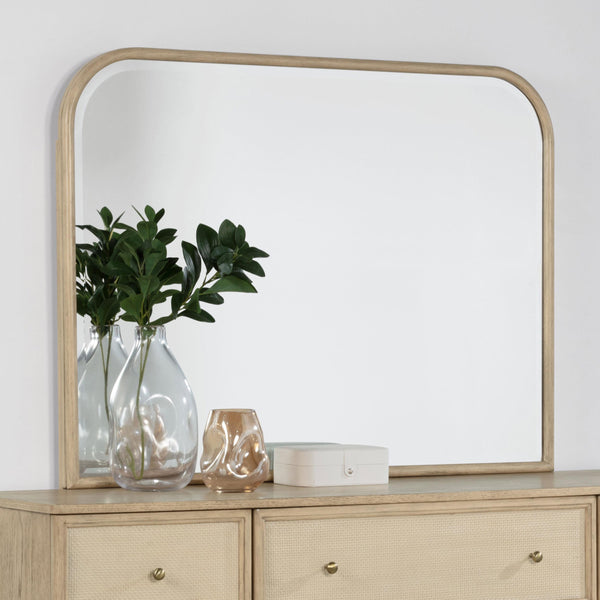 Kailani Beige Oak Dresser Mirror (Mirror Only)