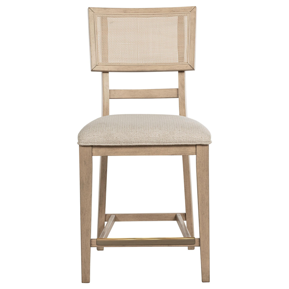 Kailani Beige Oak Radio Weave Cane Counter Dining Side Chair, Set of 2 from Coaster - Luna Furniture