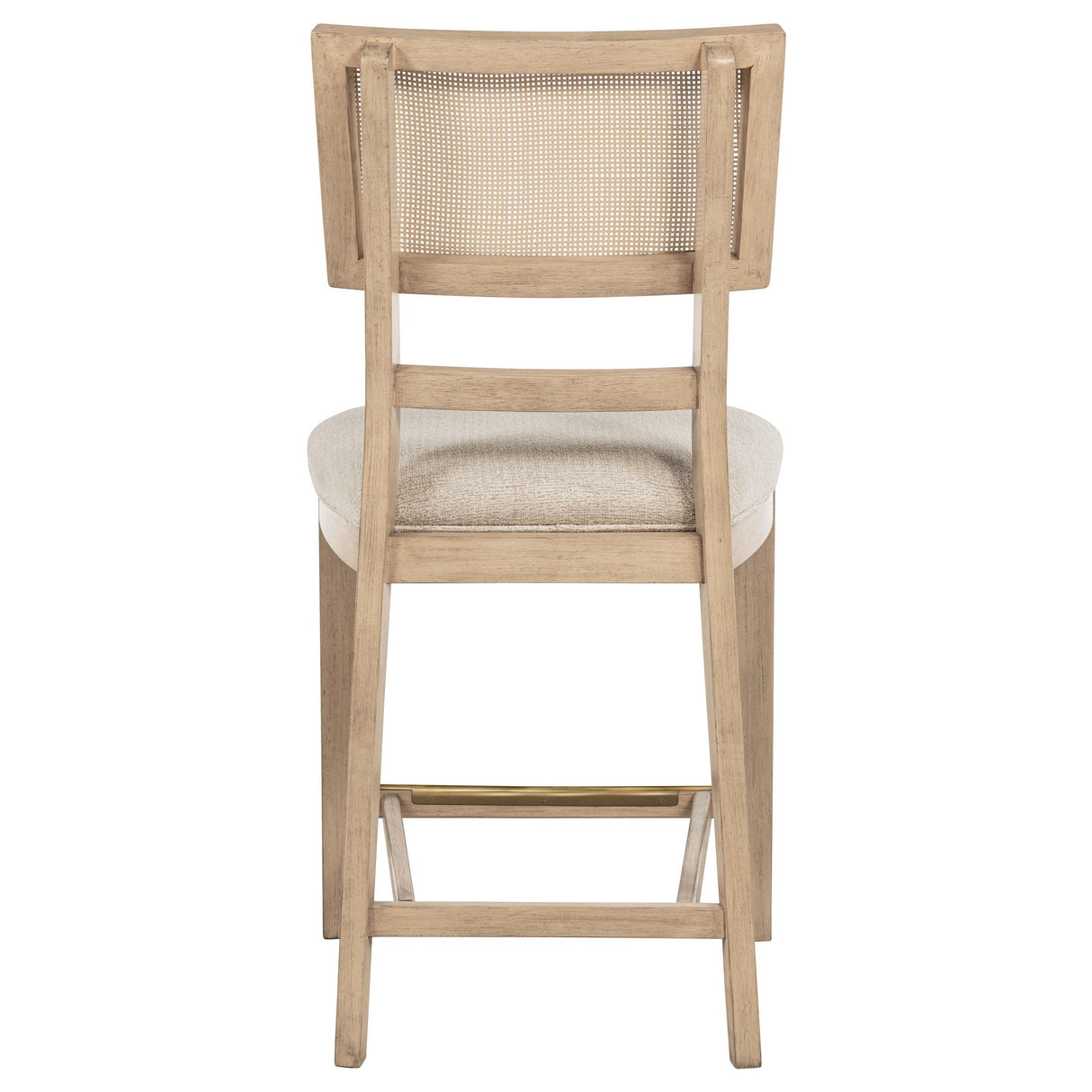 Kailani Beige Oak Radio Weave Cane Counter Dining Side Chair, Set of 2 from Coaster - Luna Furniture