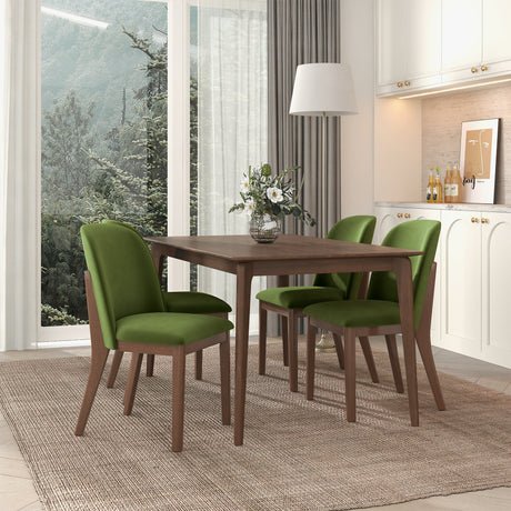 Kaitlyn Green Velvet Dining Chair (Set Of 2) from Ashcroft Furniture - Luna Furniture
