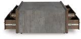 Kallenny Brown/Gray Coffee Table from Ashley - Luna Furniture