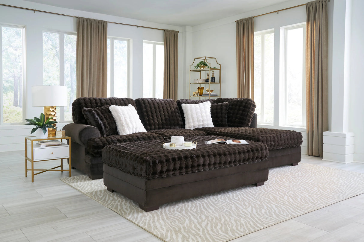 Kama Espresso Contemporary Sectional from Happy Homes - Luna Furniture