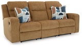 Kanlow Honey Reclining Sofa from Ashley - Luna Furniture