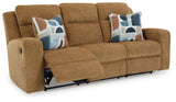 Kanlow Honey Reclining Sofa from Ashley - Luna Furniture