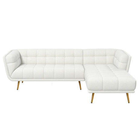Kano Cream Boucle RAF Chaise Sectional from Midinmod - Luna Furniture