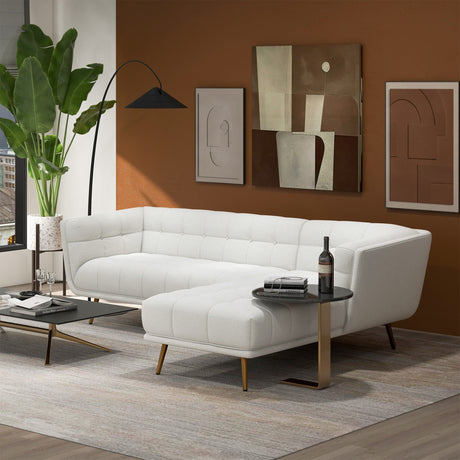 Kano Cream Boucle RAF Chaise Sectional from Midinmod - Luna Furniture