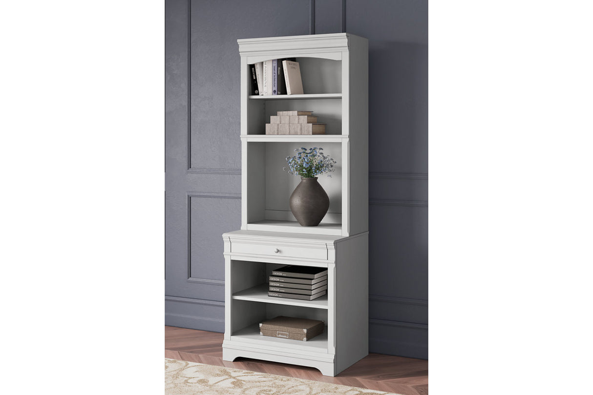Kanwyn Whitewash Bookcase from Ashley - Luna Furniture
