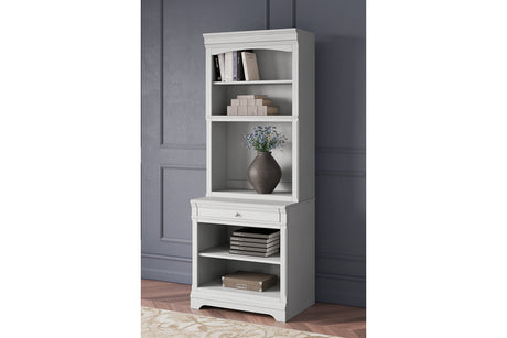 Kanwyn Whitewash Bookcase from Ashley - Luna Furniture