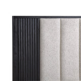Kara Black Queen Panel Bed from Crown Mark - Luna Furniture