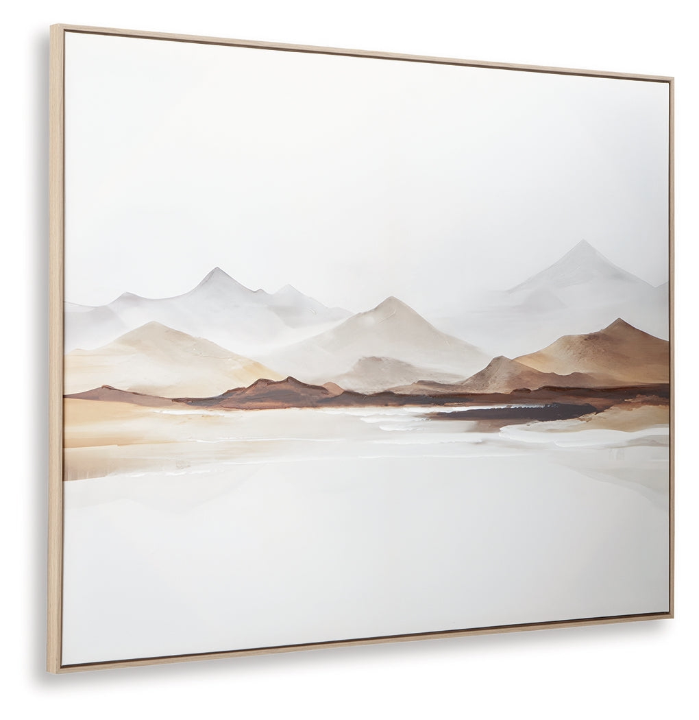 Karalen White/Gray/Brown Wall Art from Ashley - Luna Furniture