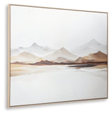 Karalen White/Gray/Brown Wall Art from Ashley - Luna Furniture