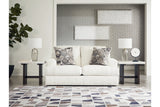 Karinne Linen Loveseat and Chair from Ashley Furniture - Luna Furniture