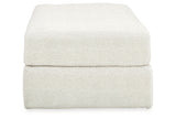 Karinne Linen Oversized Chair and Ottoman from Ashley Furniture - Luna Furniture