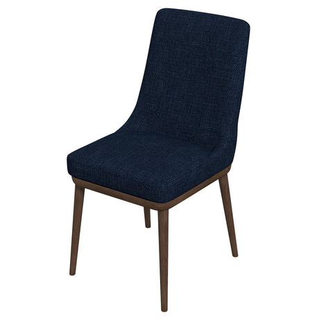 Kate Dark Blue Fabric Dining Chair (Set Of 2) from Ashcroft Furniture - Luna Furniture