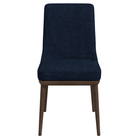 Kate Dark Blue Fabric Dining Chair (Set Of 2) from Ashcroft Furniture - Luna Furniture