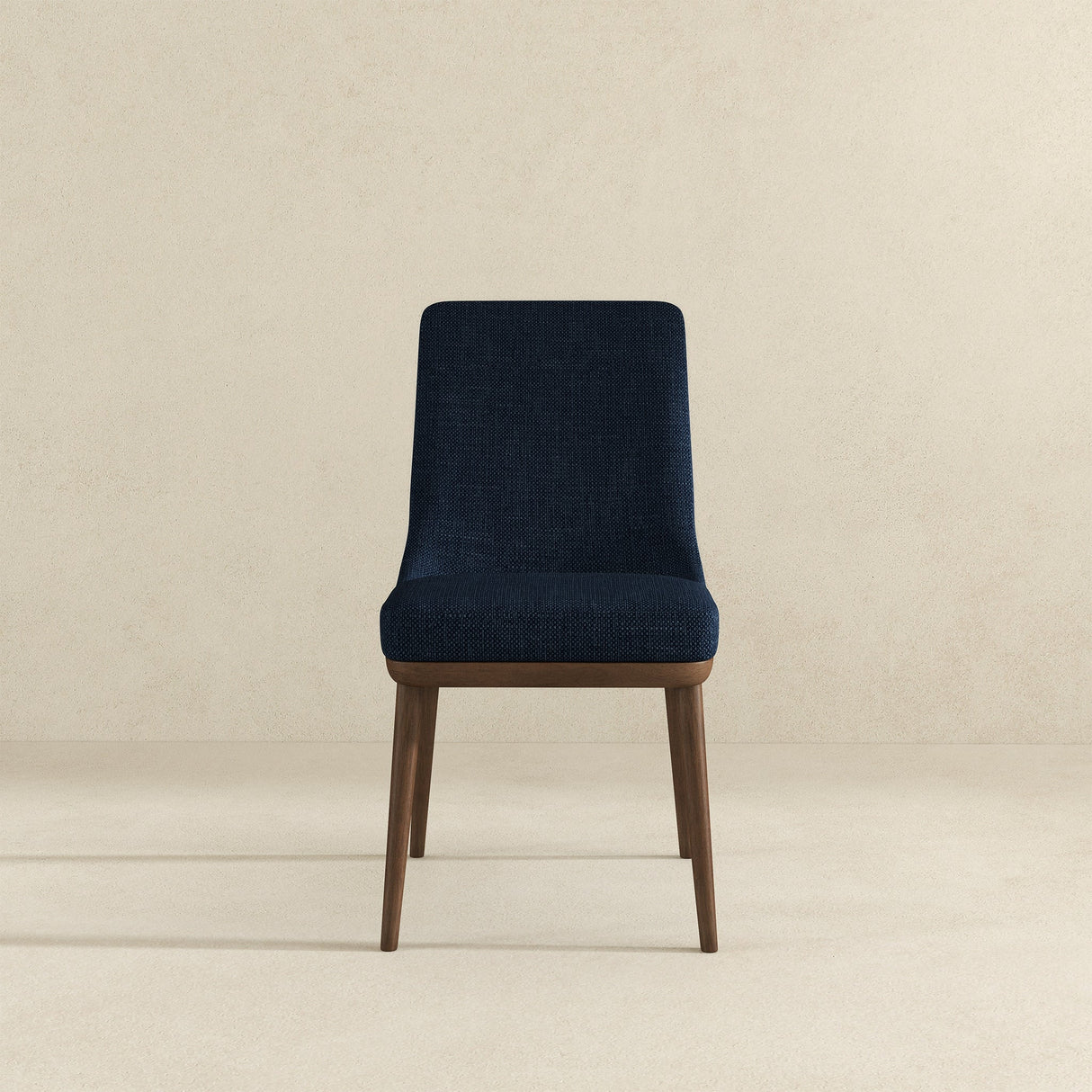 Kate Dark Blue Fabric Dining Chair (Set Of 2) from Ashcroft Furniture - Luna Furniture