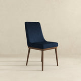 Kate Dark Blue Fabric Dining Chair (Set Of 2) from Ashcroft Furniture - Luna Furniture