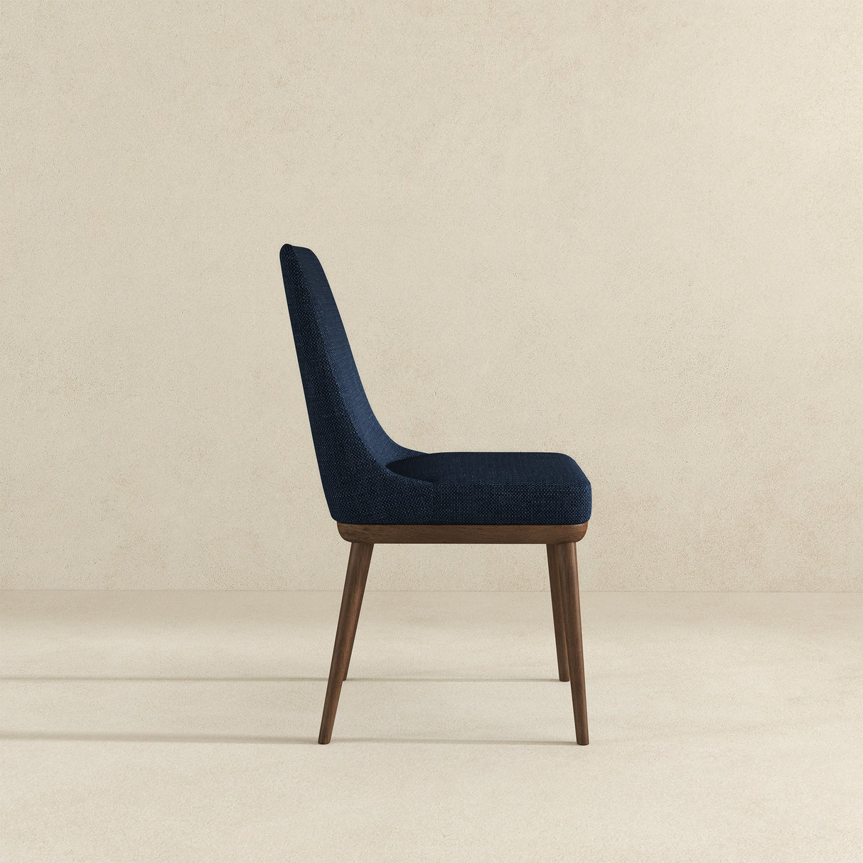 Kate Dark Blue Fabric Dining Chair (Set Of 2) from Ashcroft Furniture - Luna Furniture