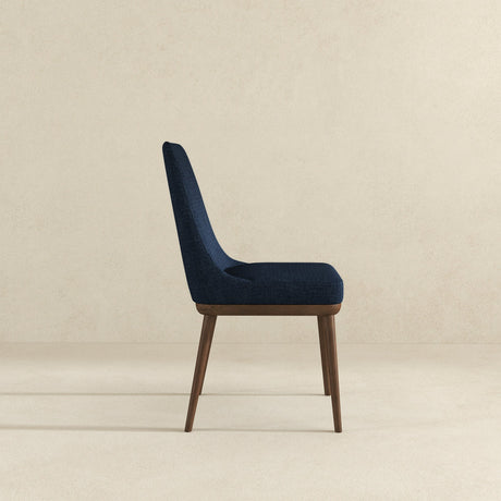 Kate Dark Blue Fabric Dining Chair (Set Of 2) from Ashcroft Furniture - Luna Furniture