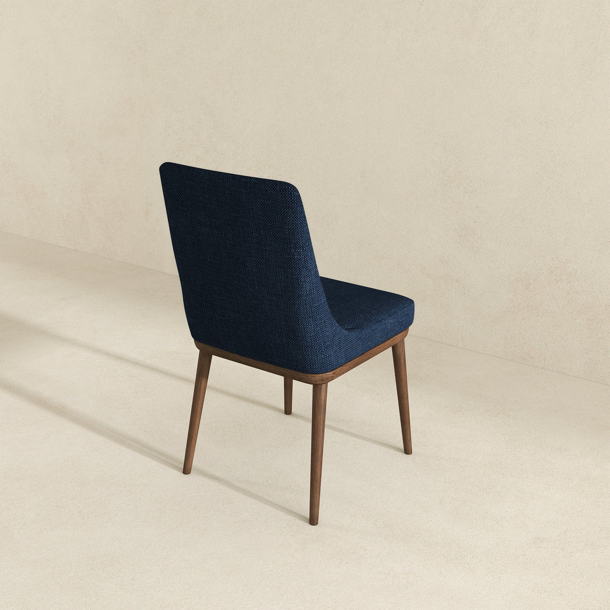Kate Dark Blue Fabric Dining Chair (Set Of 2) from Ashcroft Furniture - Luna Furniture