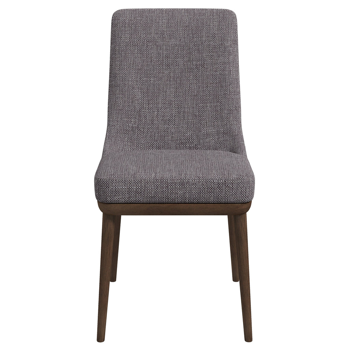 Kate Mid-Century Modern Dining Chair (Set of 2) Grey Polyester Blend from Ashcroft Furniture - Luna Furniture