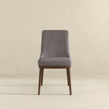 Kate Mid-Century Modern Dining Chair (Set of 2) Grey Polyester Blend from Ashcroft Furniture - Luna Furniture